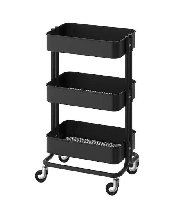 RÅSKOG Trolley, White, Black, Yellow, Grey-Green - Image 12