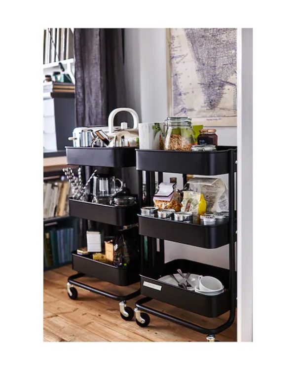 RÅSKOG Trolley, White, Black, Yellow, Grey-Green - Image 15