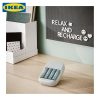 IKEA STENKOL 4-Channel Wall Plug Battery Charger AA AAA Ni-MH Price In Ypt | Compare Prices