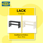 LACK TV Bench - White | Black