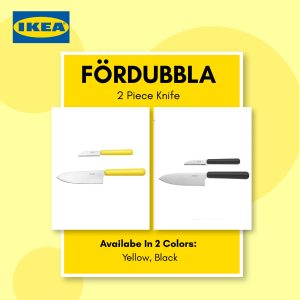 FÖRDUBBLA, 2-Piece Knife Set