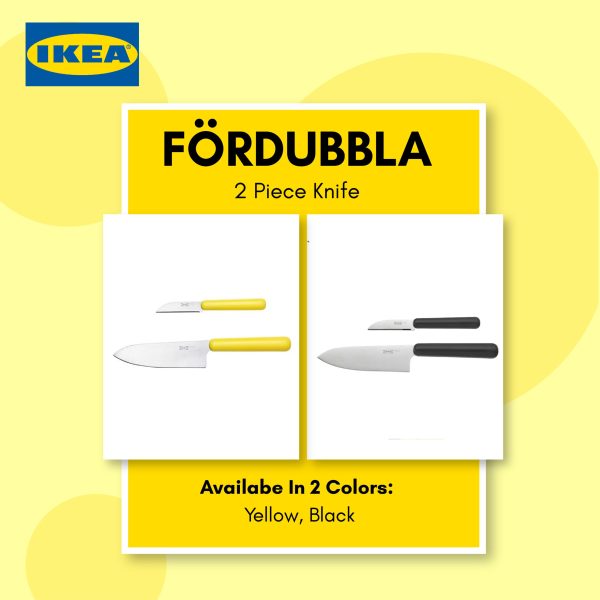 FÖRDUBBLA, 2-Piece Knife Set