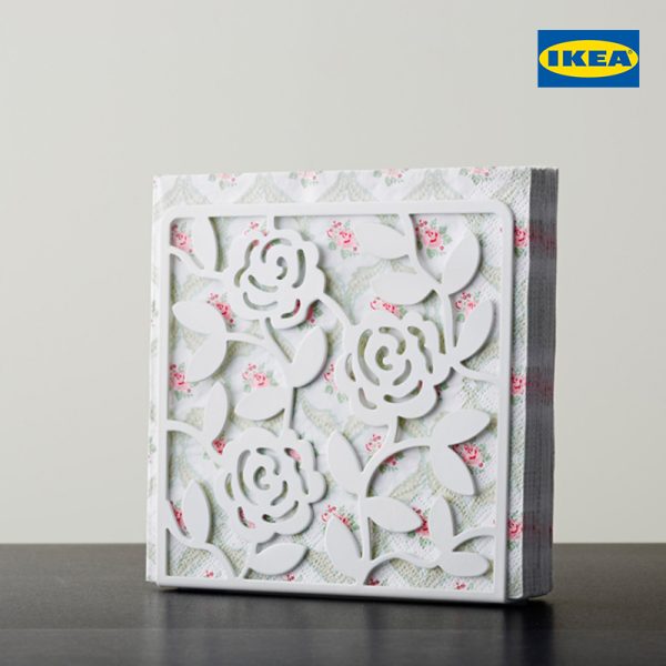 LIKSIDIG Napkin Holder, White - Image 3
