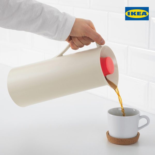 BEHÖVD Vacuum Flask - Light red | Light Green | Beige - Image 2
