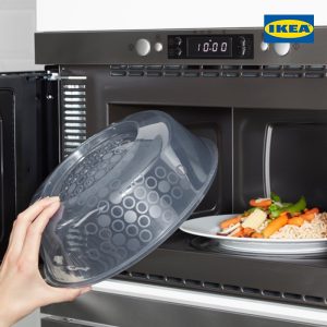 PRICKIG Microwave Lid, Grey