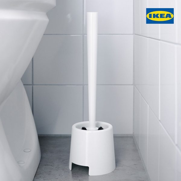 BOLMEN Toilet Brush/Holder - Black | White - Image 3