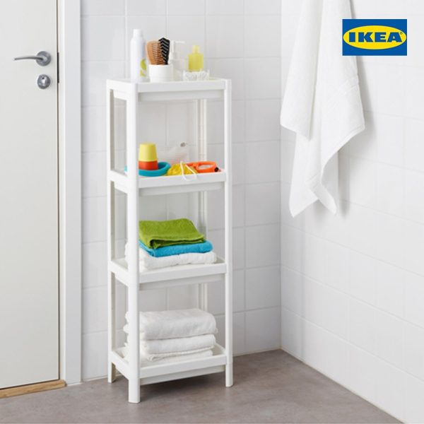VESKEN Shelf Unit - White | Black - Image 3