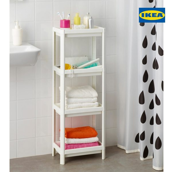 VESKEN Shelf Unit - White | Black - Image 2