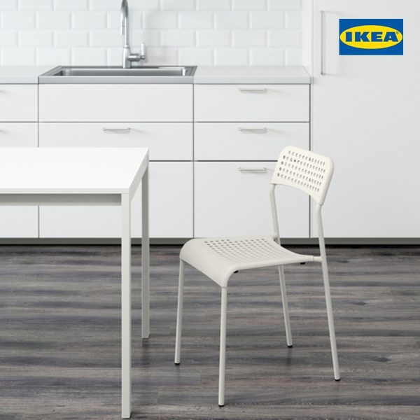ADDE Chair - Black | White - Image 5