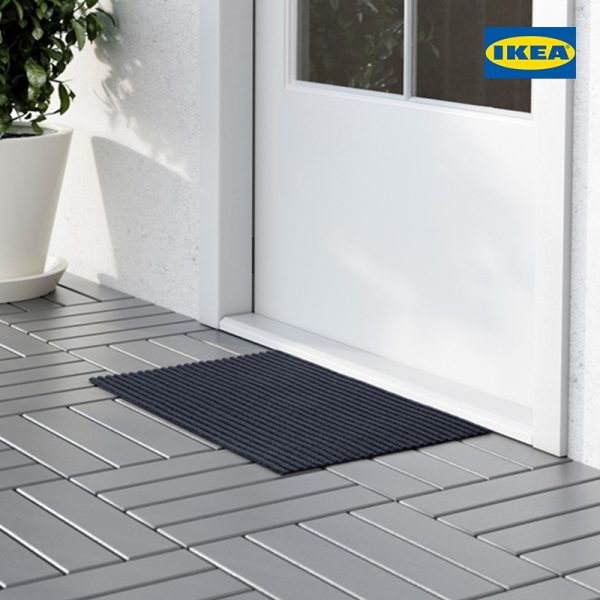 KRISTRUP Door Mat, Dark Blue