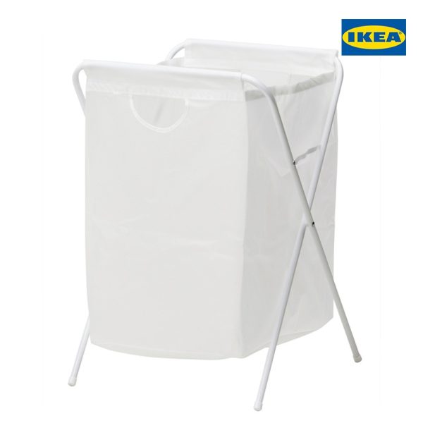 JÄLL Laundry Bag With Stand, White - Image 3