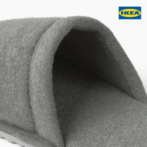 TÅSJÖN Slippers, Grey - Image 3