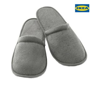 TÅSJÖN Slippers, Grey