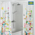 VIKARN Shower Curtain Rod, White