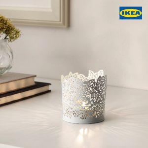 SAMVERKA Tealight Holder, White