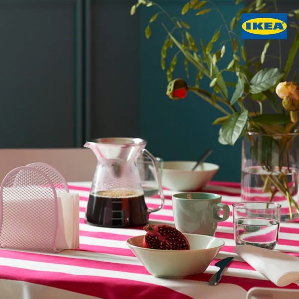 NÄTVERK Napkin holder, Pink - Image 2