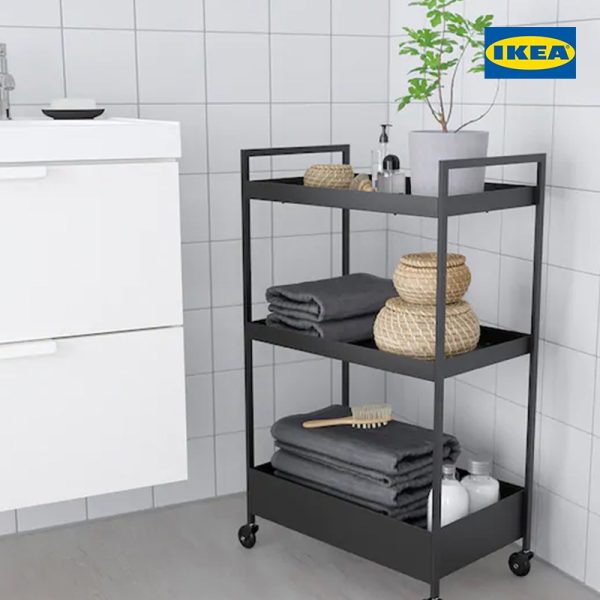 NISSAFORS Trolley, Black - Image 2