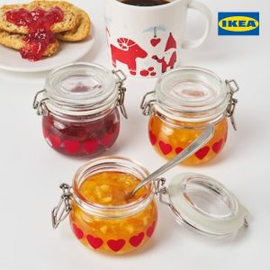 VINTERFEST Jar With Lid, Heart