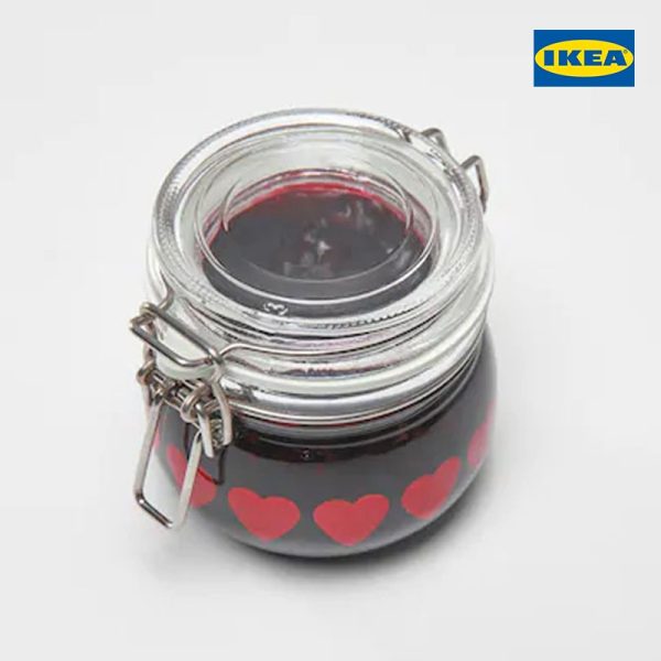 VINTERFEST Jar With Lid, Heart - Image 2
