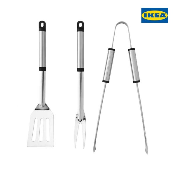 GRILLTIDER, 3-Piece Barbecue Tools Set - Image 4