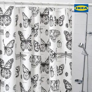 SOMMARMALVA Shower Curtain