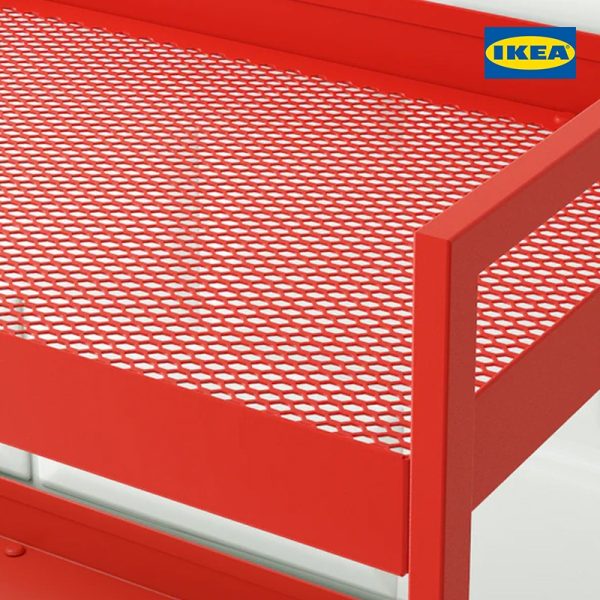 NISSAFORS Trolley, Red - Image 4