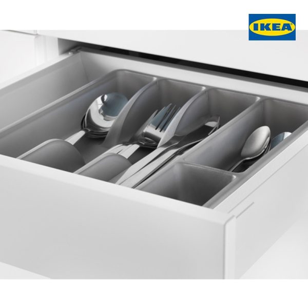 SMÄCKER Cutlery Tray, Grey