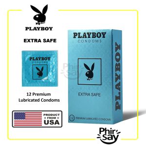 Playboy Extra Safe Condoms | Pack of 12