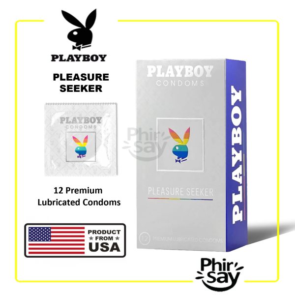 Playboy Pleasure Seeker Condoms | Pack of 12