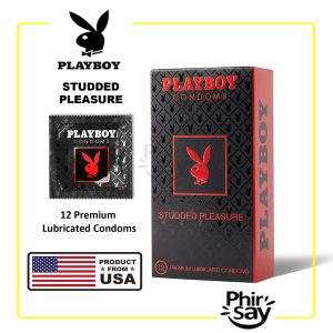 Playboy Studded Pleasure Condoms | Pack of 12