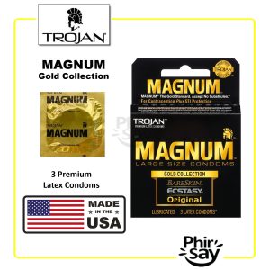Trojan Magnum Gold Collection Condoms | Pack of 3