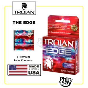 Trojan The Edge Condoms | Pack of 3