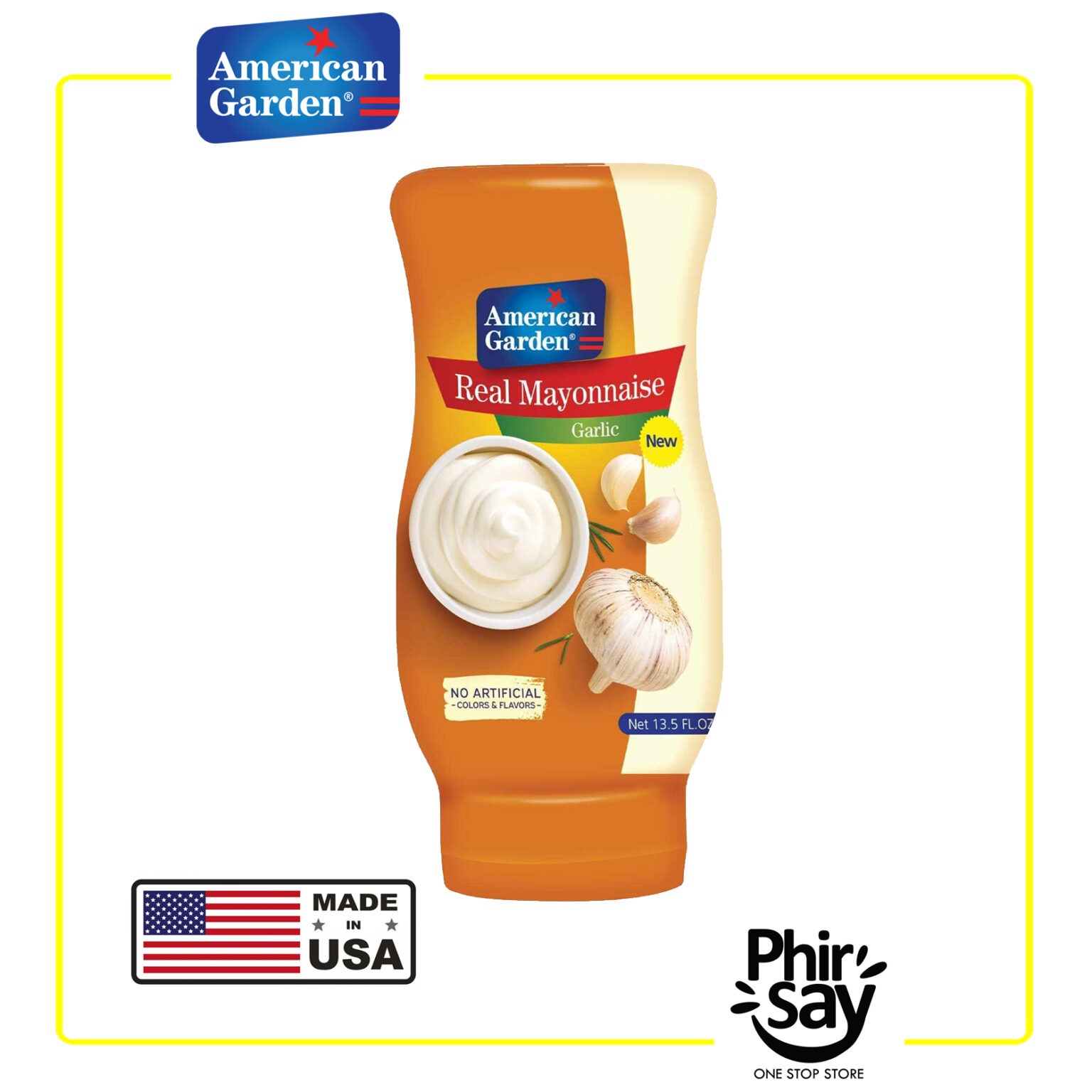 American Garden Real Mayonnaise Garlic Phirsay