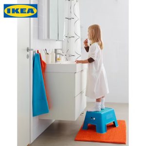 BOLMEN Step Stool - White | Blue