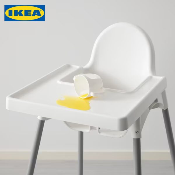 ANTILOP High Chair For Baby - Pink - Blue - White - Image 3
