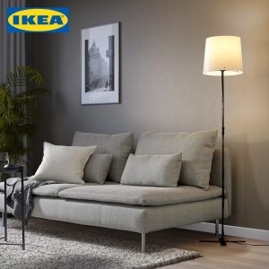 BARLAST Floor Lamp, Black/White, 150cm
