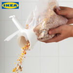 BEVARA Seal and Pour Bag Clip, White, 1 Pack