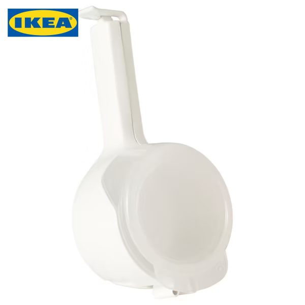 BEVARA Seal and Pour Bag Clip, White, 1 Pack - Image 3