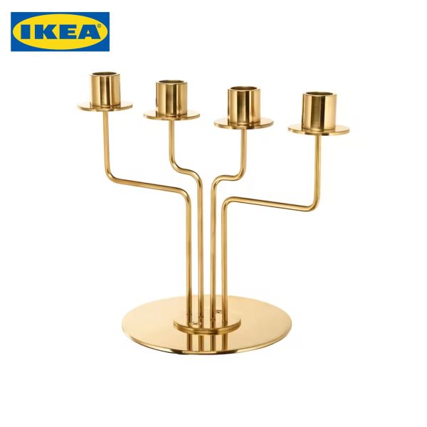 PARLBAND Candle Holder, Golden, 22 cm - Image 3