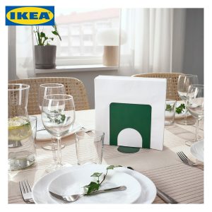 IKEA Napkin Holder, Dark Green, 13 x 12cm, SKOGSRÖR