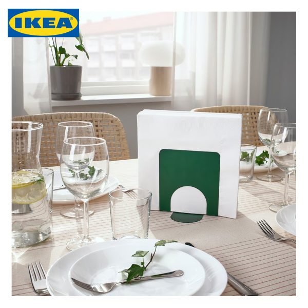 IKEA Napkin Holder, Dark Green, 13 x 12cm, SKOGSRÖR