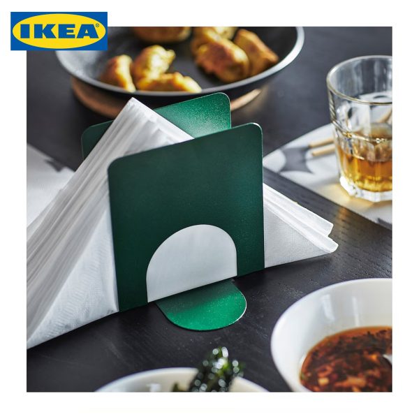 IKEA Napkin Holder, Dark Green, 13 x 12cm, SKOGSRÖR - Image 4