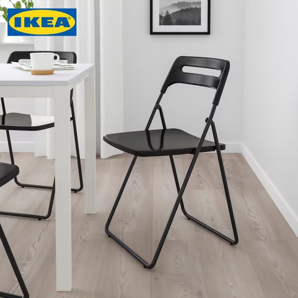 NISSE Chair - Black | White - Image 2