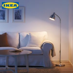 Lersta Floor / Reading Lamp, Aluminium