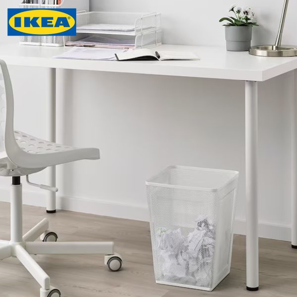 DRÖNJÖNS Wastepaper Basket, White