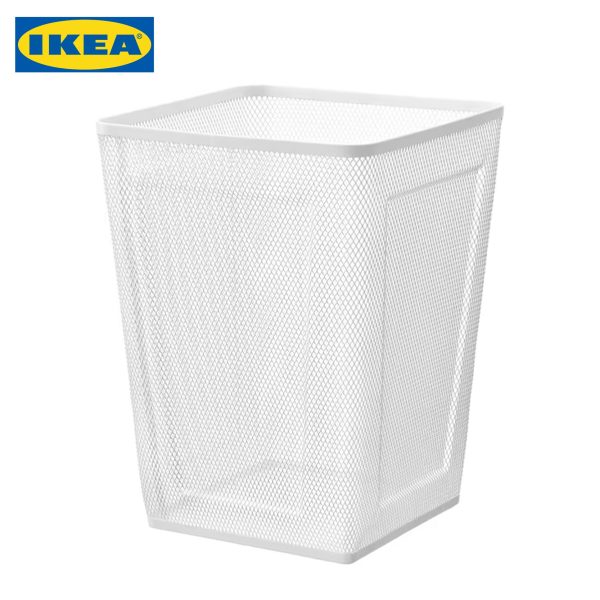 DRÖNJÖNS Wastepaper Basket, White - Image 3