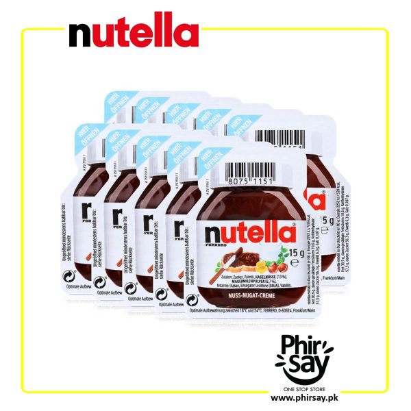 Nutella Ferrero Hazelnut Chocolate Spread -  15 g portion - Pack of 10 - Image 3
