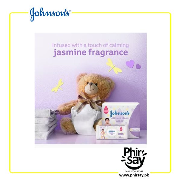 Johnson's Baby Wipes - Pack of 48 wipes - Larger & Thicker - Made in Germany - Image 5