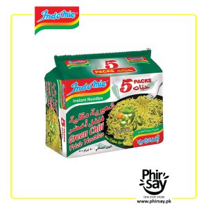 Indomie Green Chilli Fried Noodles, Pack of 5