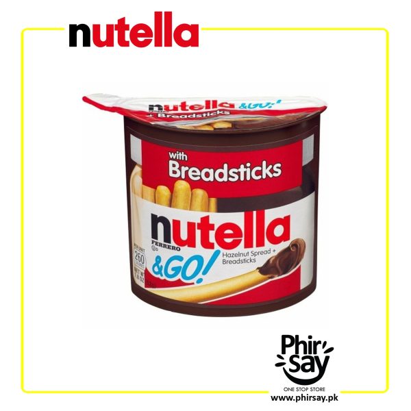 Nutella and Go Snack Packs, Chocolate Hazelnut Spread with Breadsticks - Image 2